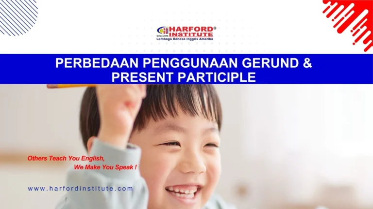 perbedaan gerund dan present participle