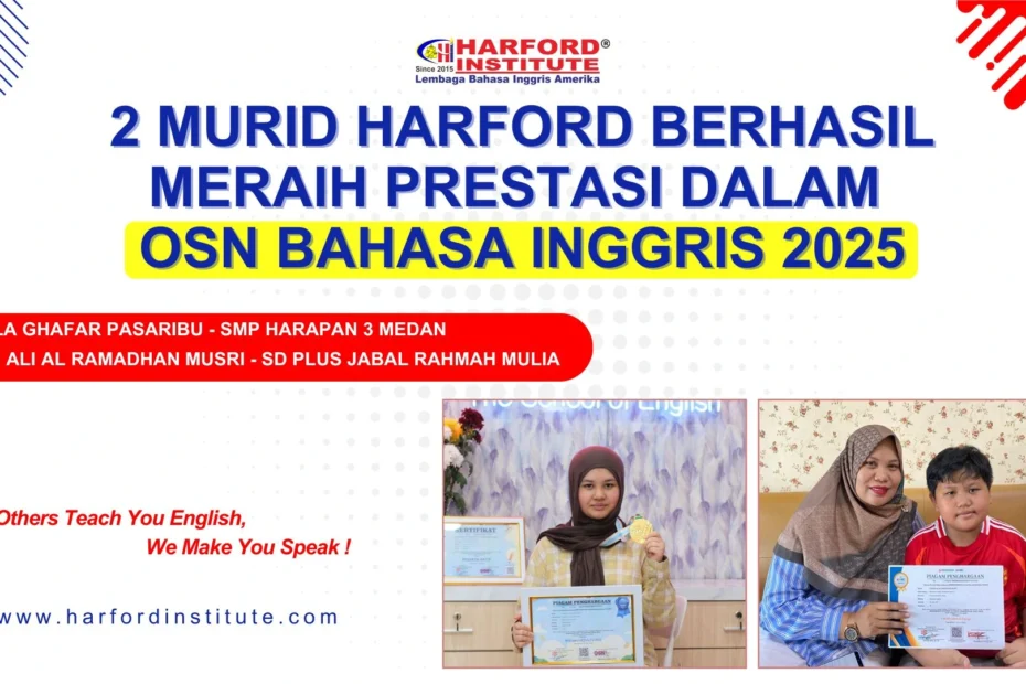 Juara OSN Bahasa inggris 2025 murid harford