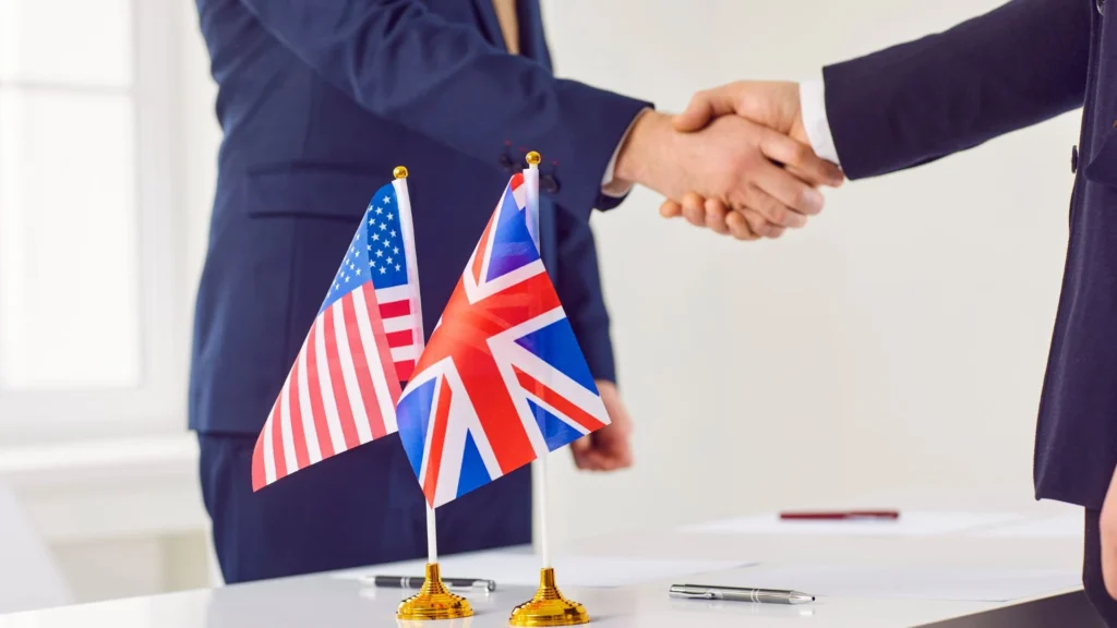 british dan american english