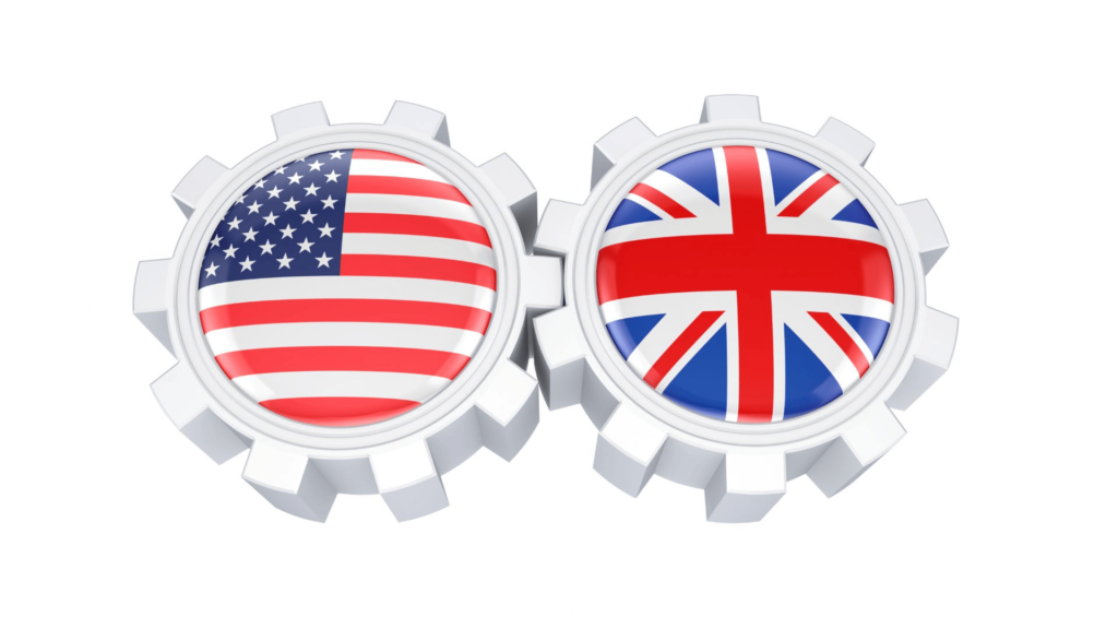 american english dan british english