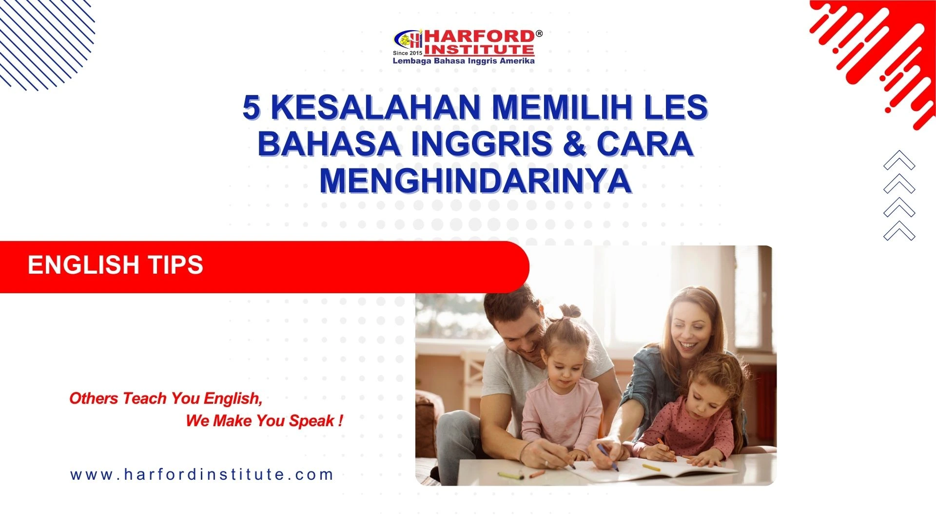 5 Kesalahan Memilih Les Bahasa Inggris & Cara Menghindarinya