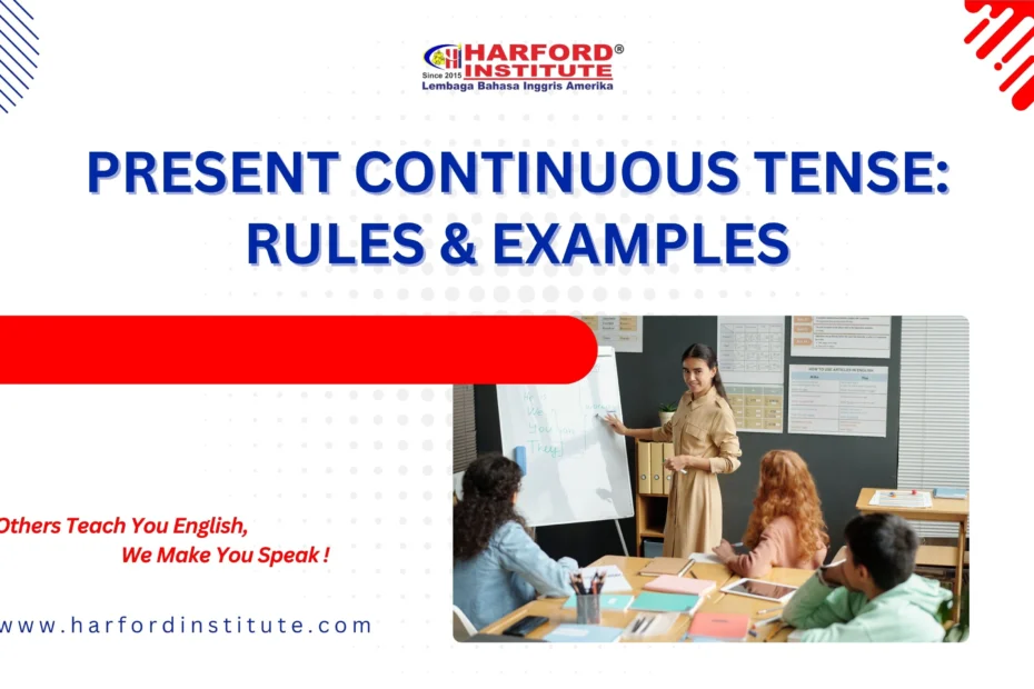 present continuous