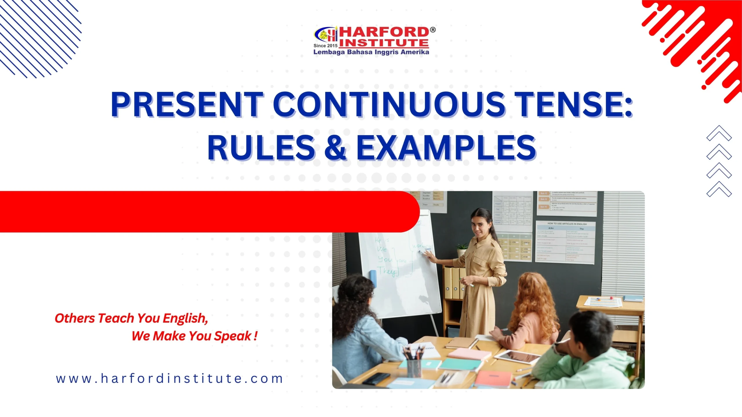 present continuous